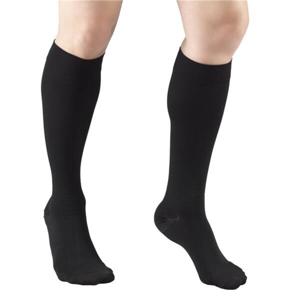30-40 mmHg Compression Stockings for Men and Women, Knee High Length, Closed Toe - Picture 2 of 7
